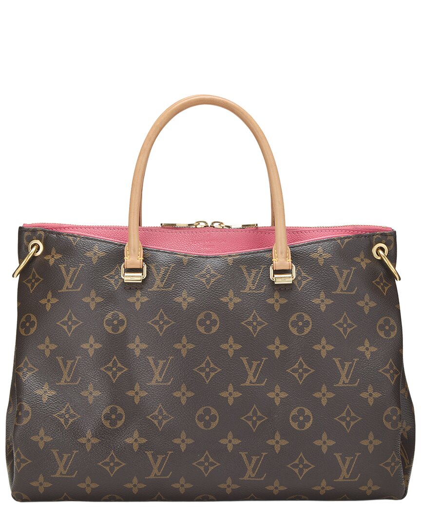 Louis Vuitton Louis Vuitton Pink Monogram Coated Canvas Pallas (Authentic Pre-Loved)