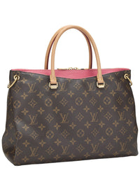 Louis Vuitton Louis Vuitton Pink Monogram Coated Canvas Pallas (Authentic Pre-Loved)