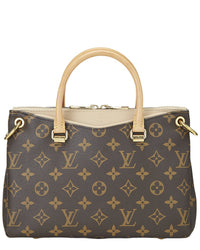 Louis Vuitton Louis Vuitton Beige Monogram Coated Canvas Pallas Bb (Authentic Pre-Loved)