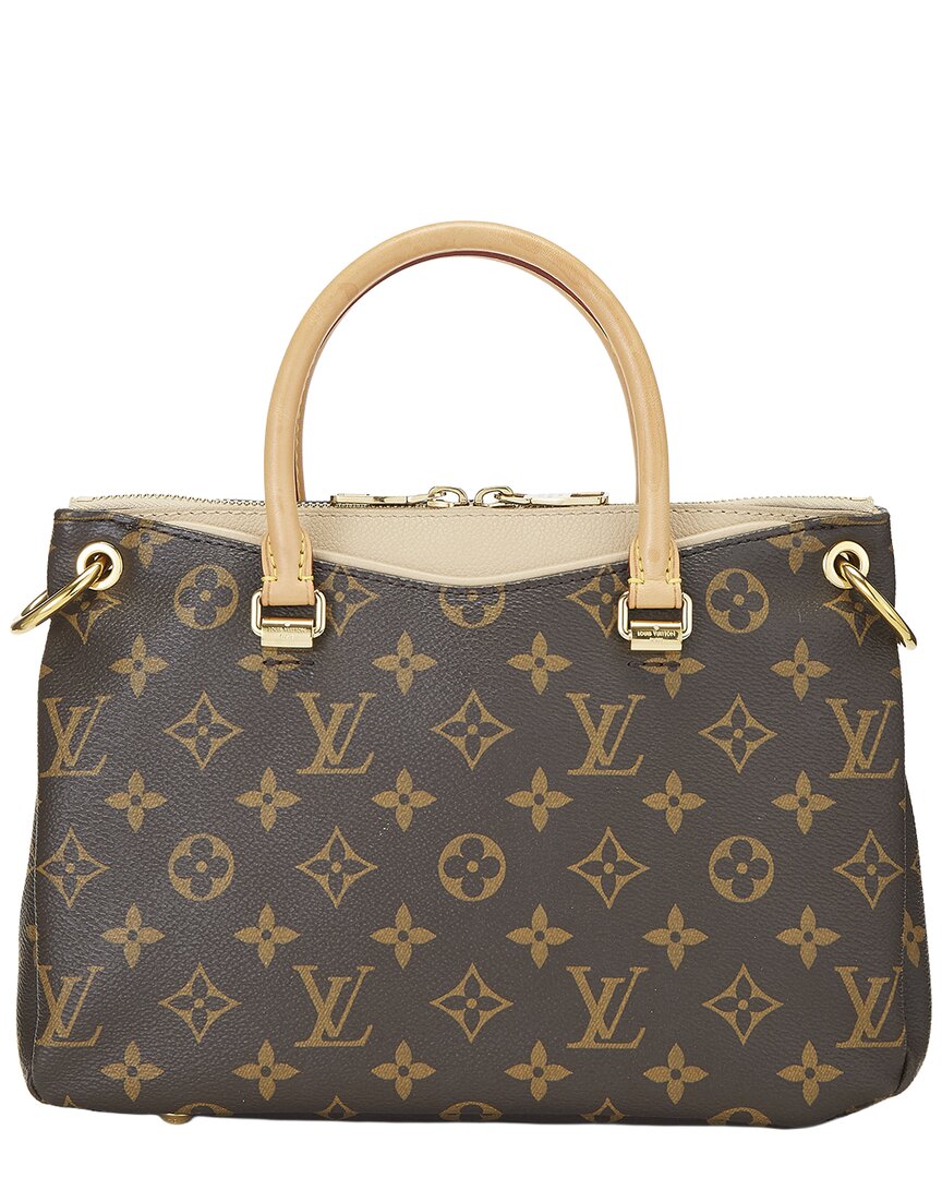 Louis Vuitton Louis Vuitton Beige Monogram Coated Canvas Pallas Bb (Authentic Pre-Loved)