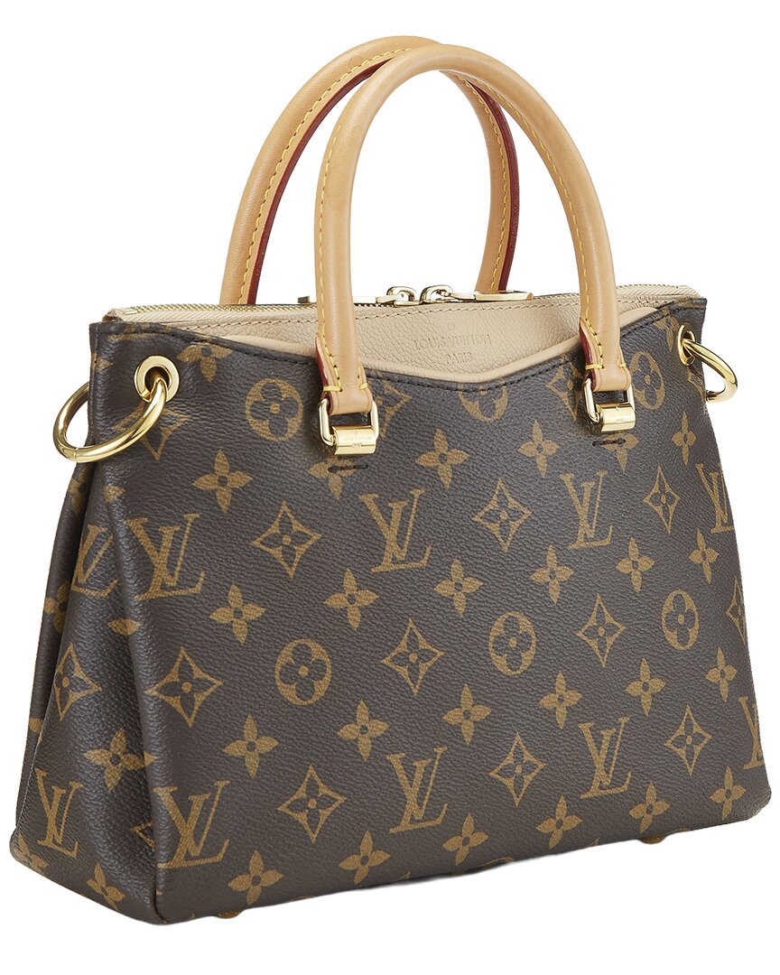 Louis Vuitton Louis Vuitton Beige Monogram Coated Canvas Pallas Bb (Authentic Pre-Loved)