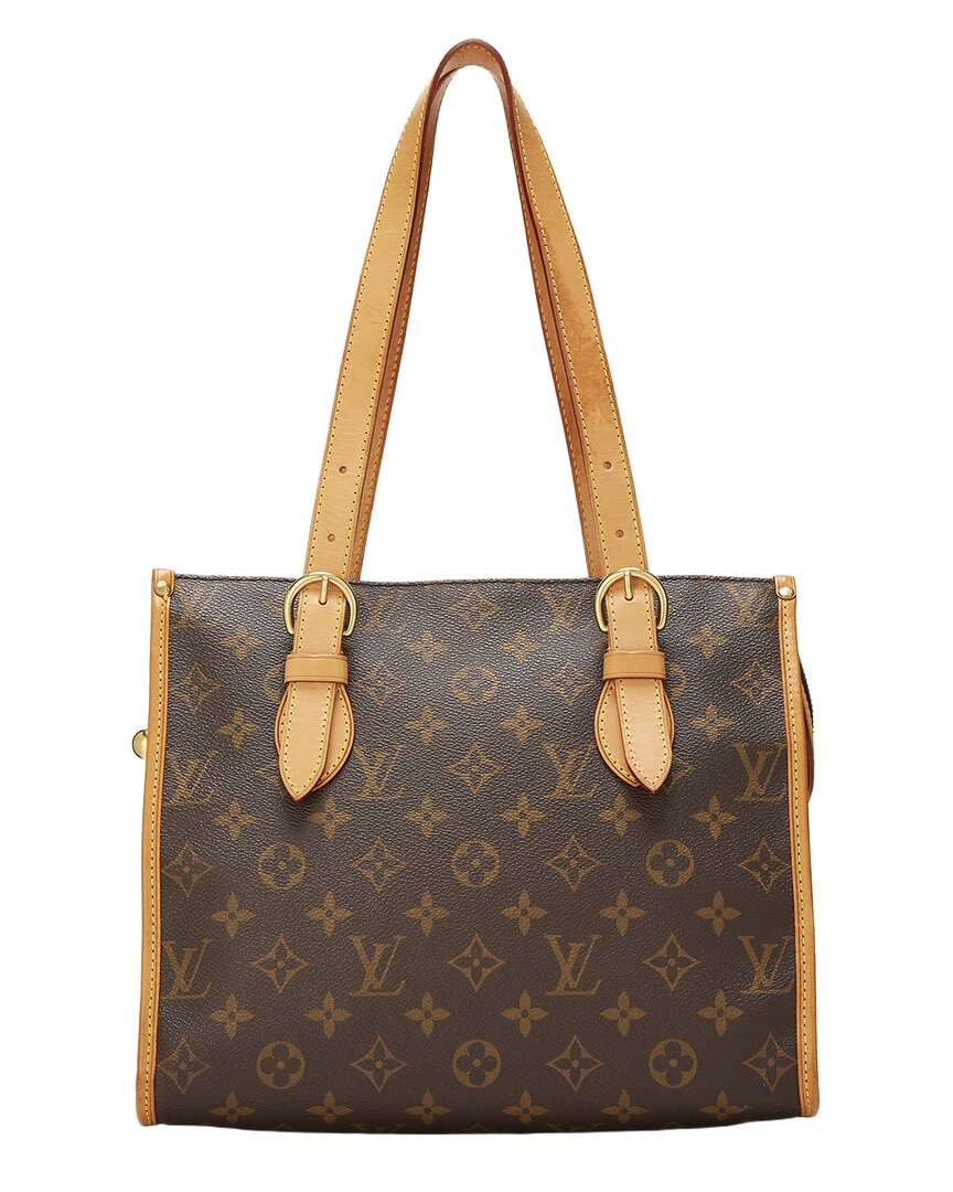 Louis Vuitton Louis Vuitton Brown Monogram Coated Canvas Popincourt Haut (Authentic Pre-