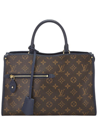 Louis Vuitton Louis Vuitton Navy Monogram Coated Canvas Popincourt Pm (Authentic Pre-Loved)