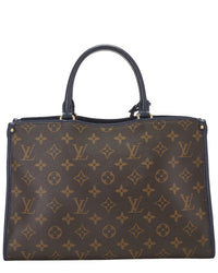 Louis Vuitton Louis Vuitton Navy Monogram Coated Canvas Popincourt Pm (Authentic Pre-Loved)