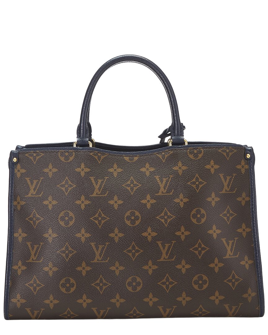 Louis Vuitton Louis Vuitton Navy Monogram Coated Canvas Popincourt Pm (Authentic Pre-Loved)