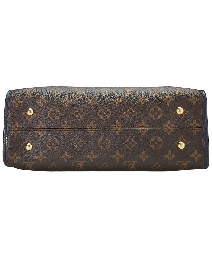 Louis Vuitton Louis Vuitton Navy Monogram Coated Canvas Popincourt Pm (Authentic Pre-Loved)
