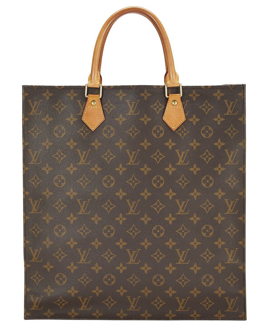 Louis Vuitton Louis Vuitton Brown Monogram Coated Canvas Sacplat (Authentic Pre-Loved)