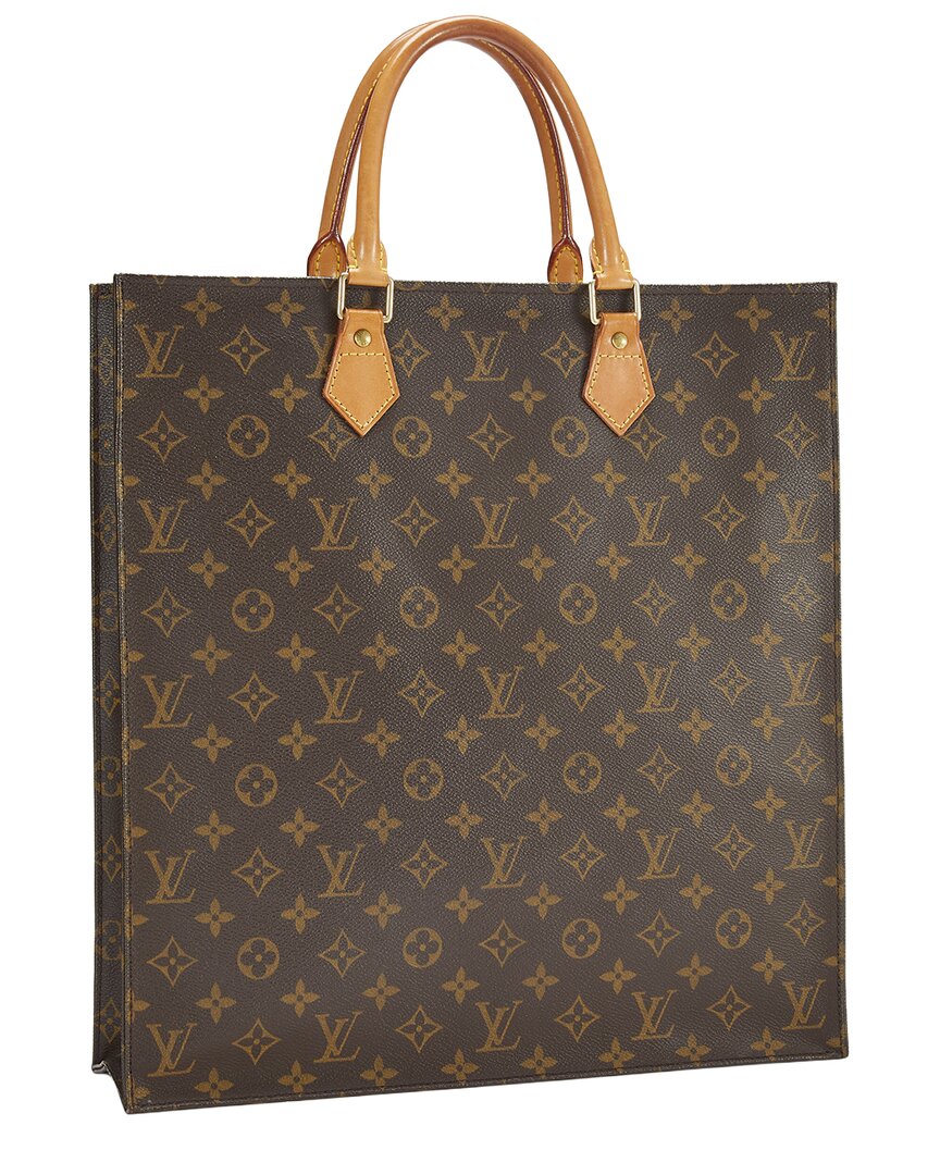 Louis Vuitton Louis Vuitton Brown Monogram Coated Canvas Sacplat (Authentic Pre-Loved)