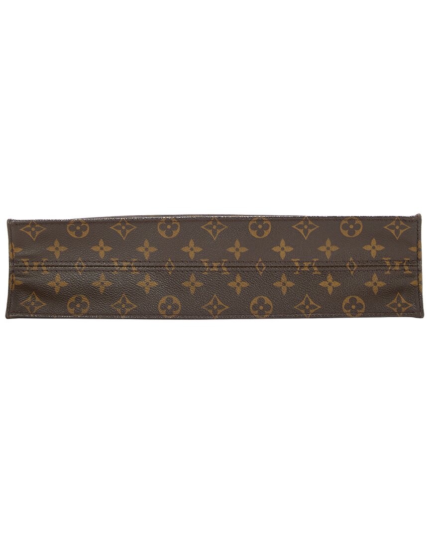 Louis Vuitton Louis Vuitton Brown Monogram Coated Canvas Sacplat (Authentic Pre-Loved)