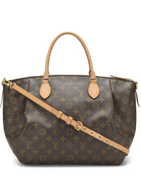 Louis Vuitton Louis Vuitton Brown Monogram Coated Canvas Turenne Gm (Authentic Pre-Loved)