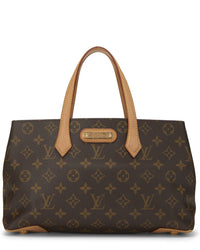 Louis Vuitton Louis Vuitton Brown Monogram Coated Canvas Wilshire Pm (Authentic Pre-Loved)