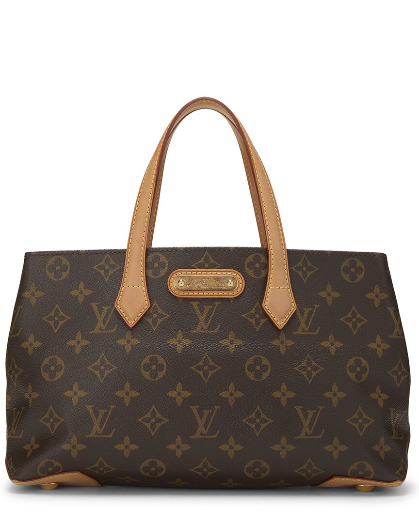 Louis Vuitton Louis Vuitton Brown Monogram Coated Canvas Wilshire Pm (Authentic Pre-Loved)
