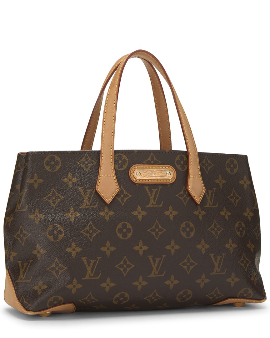 Louis Vuitton Louis Vuitton Brown Monogram Coated Canvas Wilshire Pm (Authentic Pre-Loved)