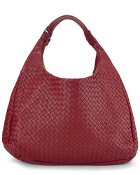 Bottega Veneta Bottega Veneta Red Intrecciato Leather Campana Tote Large (Authentic Pre-