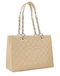 Chanel Chanel Beige Caviar Leather Gst (Authentic Pre-Loved)