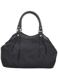 Gucci Gucci Black Canvas & Leather Sukey Tote (Authentic Pre-Loved)