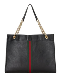 Gucci Gucci Black Leather Rajah Tote (Authentic Pre-Loved)