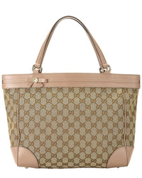 Gucci Gucci Pink Canvas & Leather Mayfair Tote (Authentic Pre-Loved)