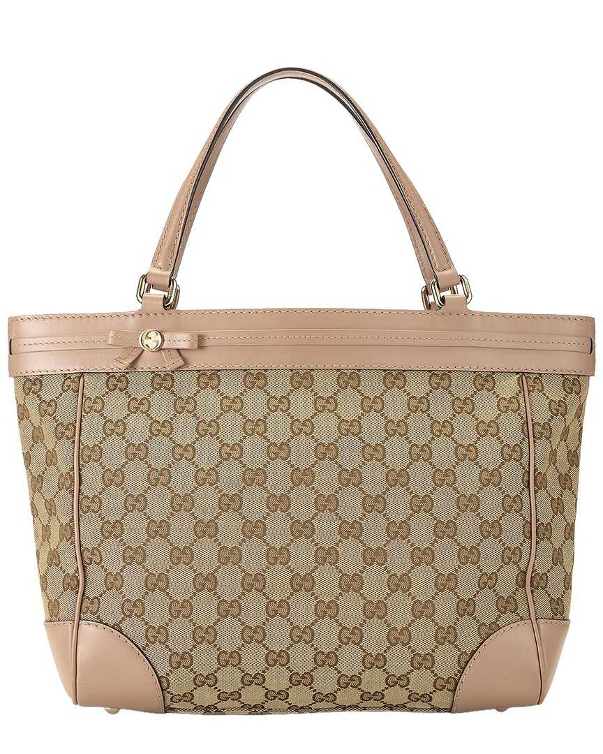 Gucci Gucci Pink Canvas & Leather Mayfair Tote (Authentic Pre-Loved)