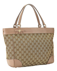 Gucci Gucci Pink Canvas & Leather Mayfair Tote (Authentic Pre-Loved)