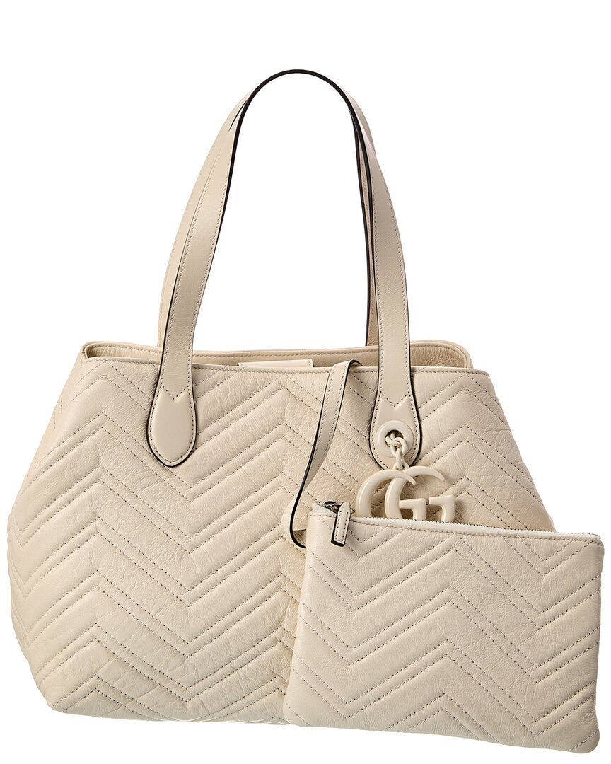 Gucci Gucci Gg Marmont Medium Leather Tote