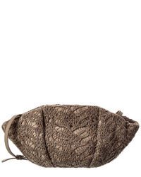 Brunello Cucinelli Brunello Cucinelli Knit & Canvas Shoulder Bag