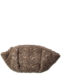 Brunello Cucinelli Brunello Cucinelli Knit & Canvas Shoulder Bag