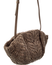 Brunello Cucinelli Brunello Cucinelli Knit & Canvas Shoulder Bag