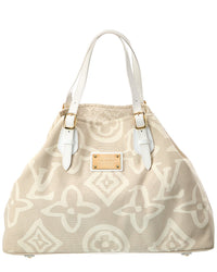 Louis Vuitton Pre-Owned Louis Vuitton Beige Canvas Tahitienne Cabas Pm (Authentic Pre-Loved)