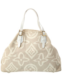 Louis Vuitton Pre-Owned Louis Vuitton Beige Canvas Tahitienne Cabas Pm (Authentic Pre-Loved)
