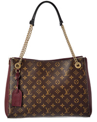 Louis Vuitton Pre-Owned Louis Vuitton Burgundy Monogram Canvas Surene Mm (Authentic Pre-Loved)