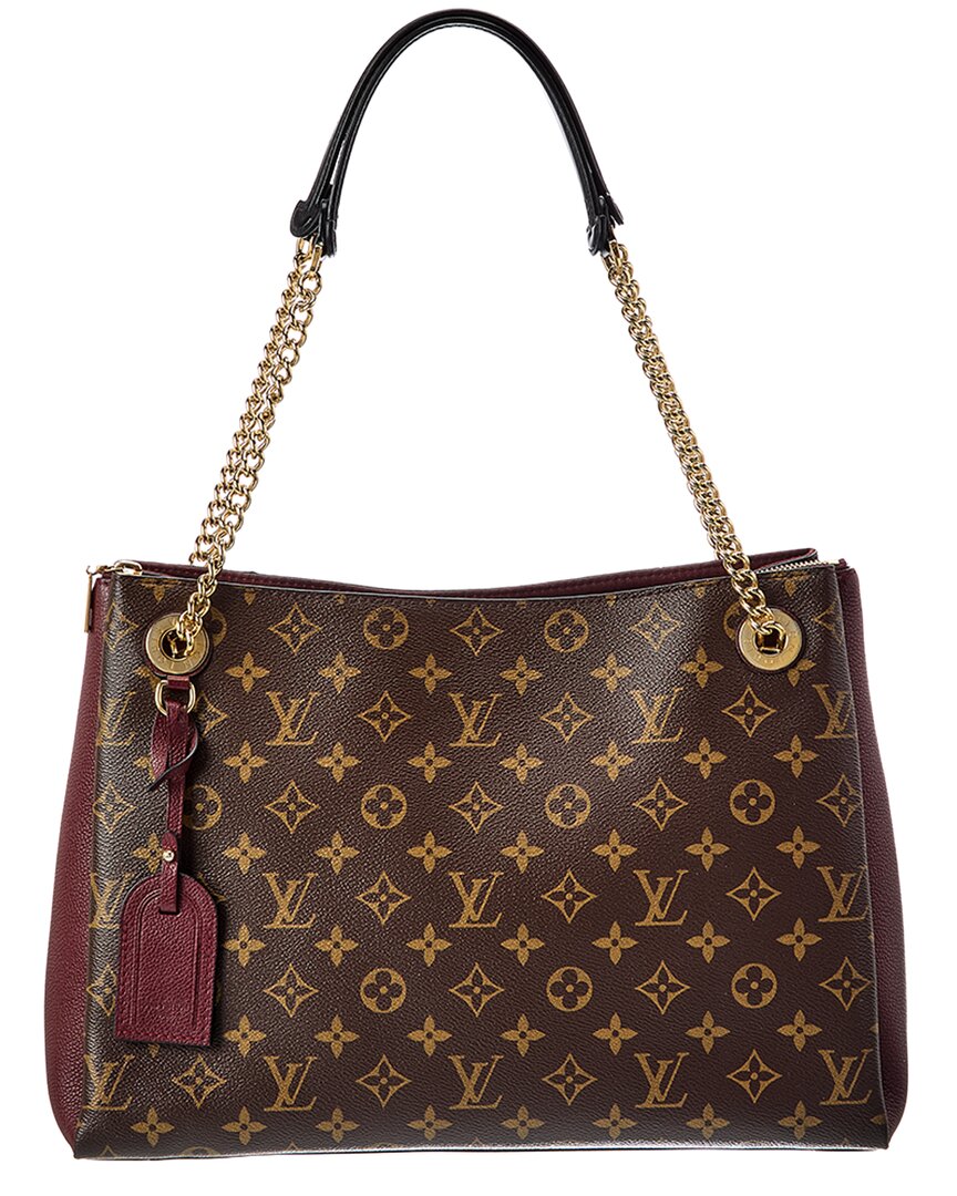 Louis Vuitton Pre-Owned Louis Vuitton Burgundy Monogram Canvas Surene Mm (Authentic Pre-Loved)