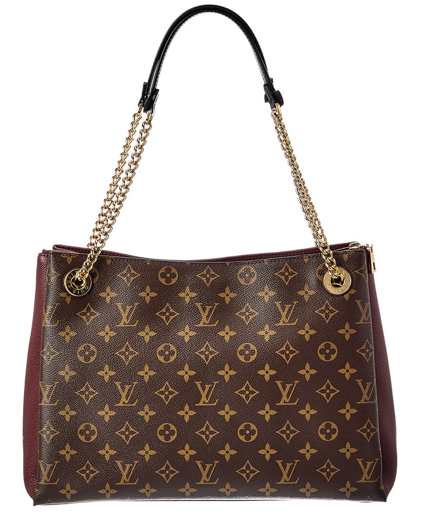Louis Vuitton Pre-Owned Louis Vuitton Burgundy Monogram Canvas Surene Mm (Authentic Pre-Loved)