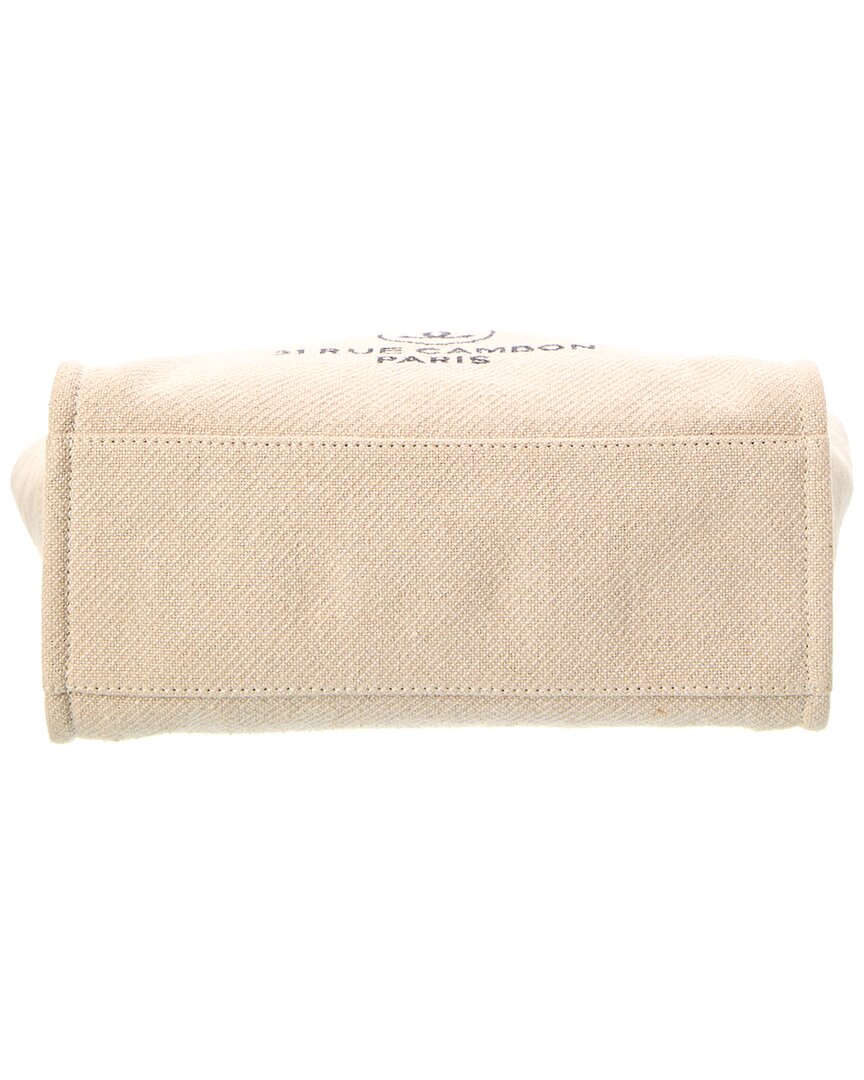 Chanel Pre-Owned Chanel Beige Canvas Deauville Small (Authentic Pre-Loved)