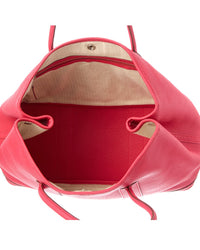 Hermès Pre-Owned Hermès Red Negonda Leather Garden Party Pm (Authentic Pre-Loved)