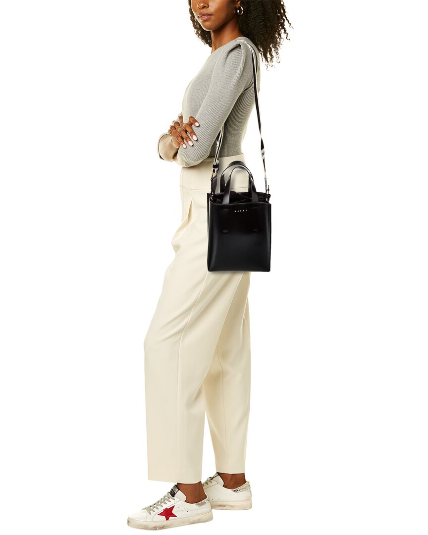 Marni Museo Mini Leather Tote – Bluefly