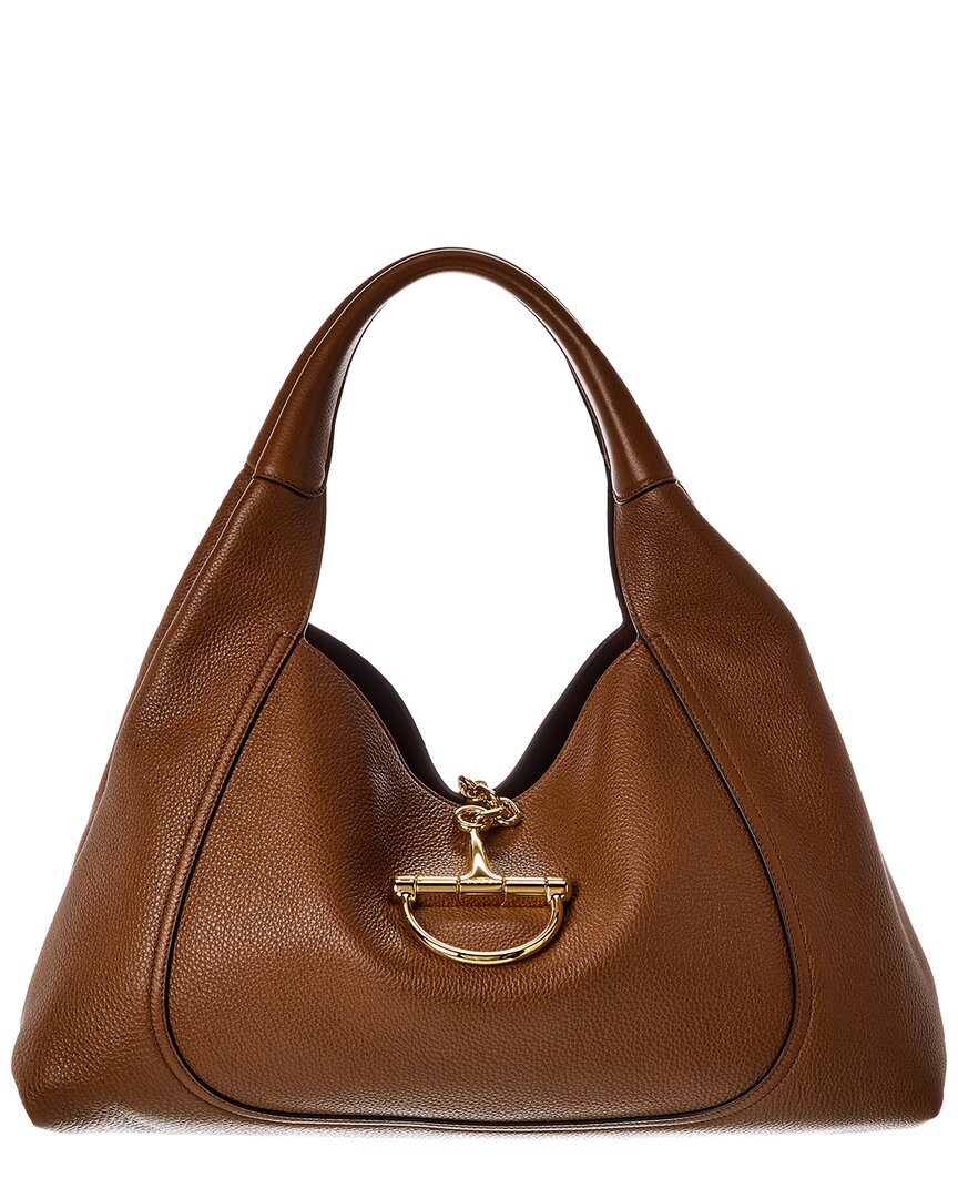 Gucci Gucci Softbit Maxi Leather Shoulder Bag