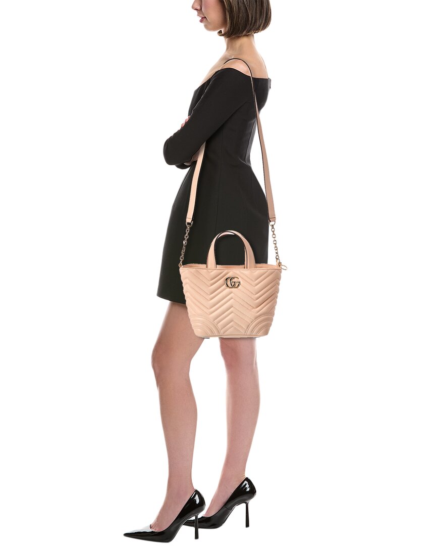 Gucci Gg Marmont Mini Leather Tote