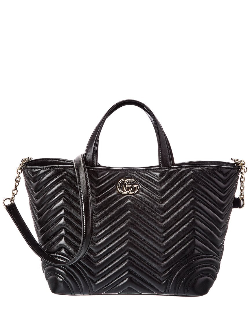 Gucci Gg Marmont Medium Leather Tote
