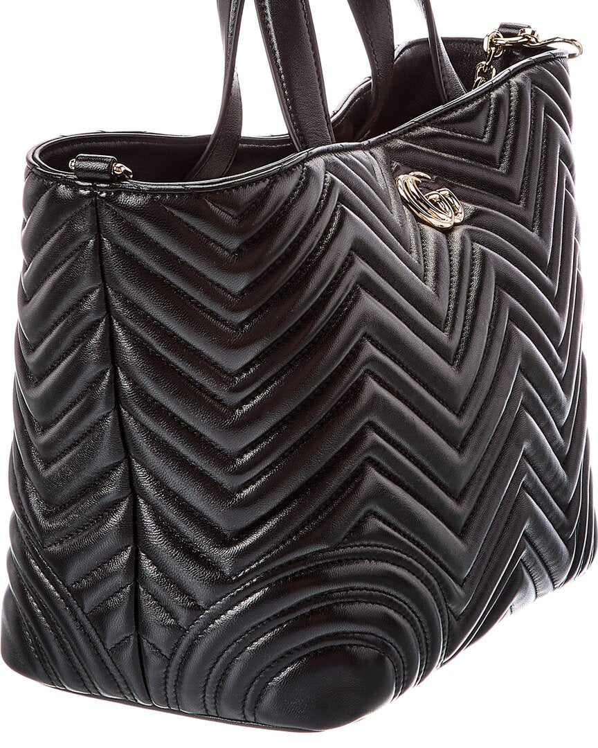 Gucci Gg Marmont Medium Leather Tote