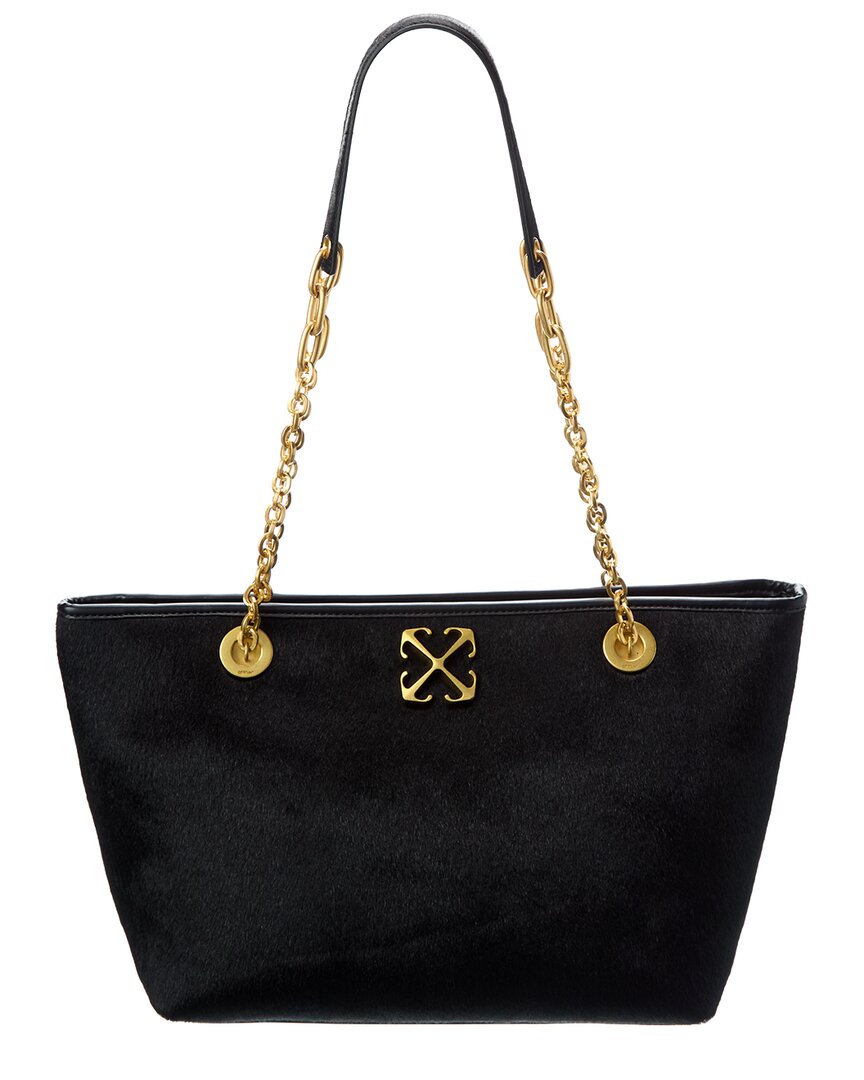 Off-White™ Jitney Small Chain Haircalf Tote