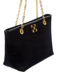Off-White™ Jitney Small Chain Haircalf Tote
