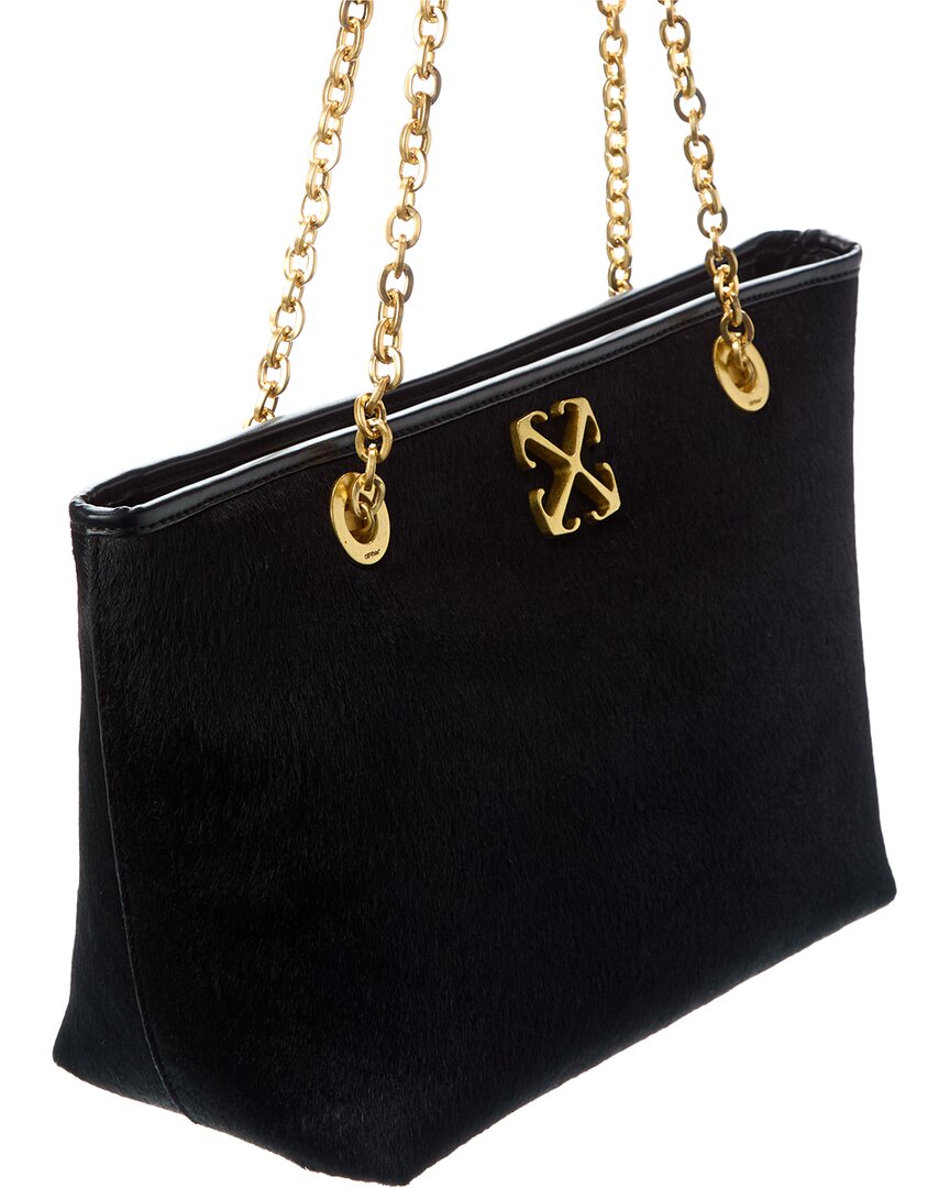 Off-White™ Jitney Small Chain Haircalf Tote