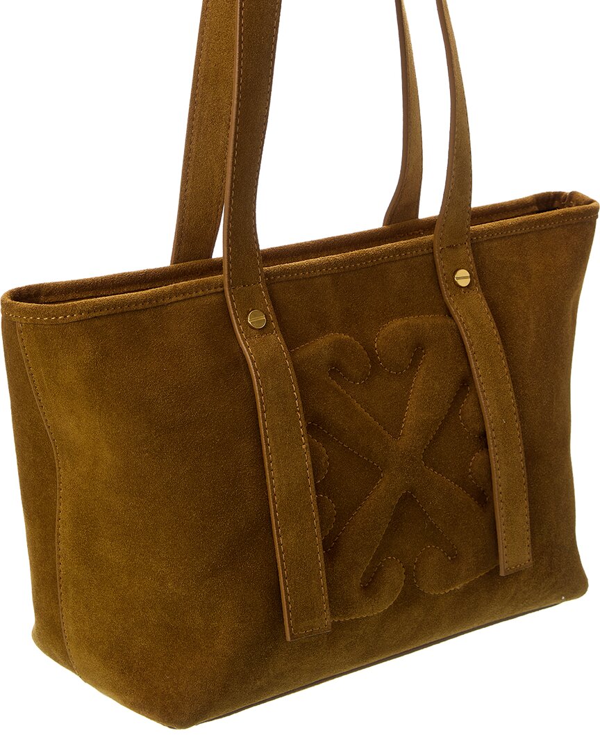Off-White™ Small Zip Day Off Suede Tote