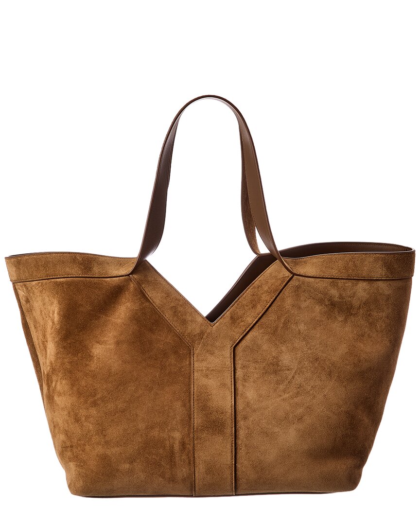 Saint Laurent Y Suede & Leather Tote