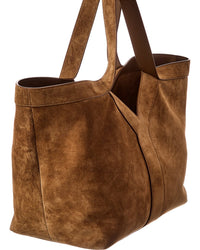 Saint Laurent Y Suede & Leather Tote