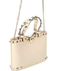 Valentino Valentino Rockstud Mini Leather Tote