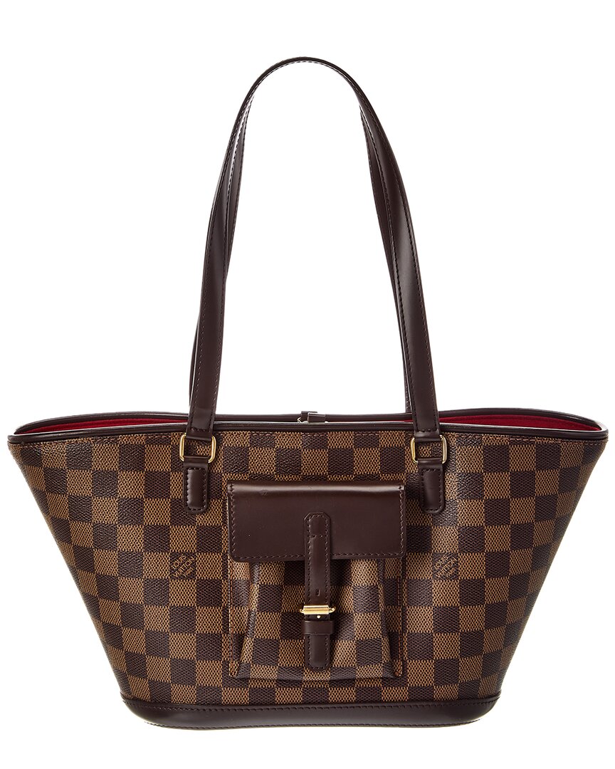 Louis Vuitton Brown Damier Ebene Manosque Pm (Authentic Pre-Loved)