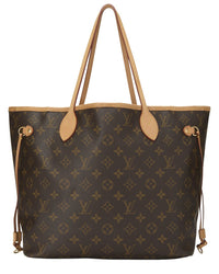 Louis Vuitton Louis Vuitton Brown Monogram Coated Canvas & Vachetta Leather Neverfull Gm