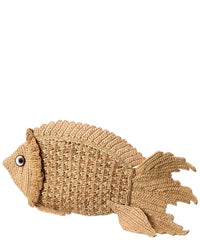 Anya Hindmarch Raffia Fish Clutch